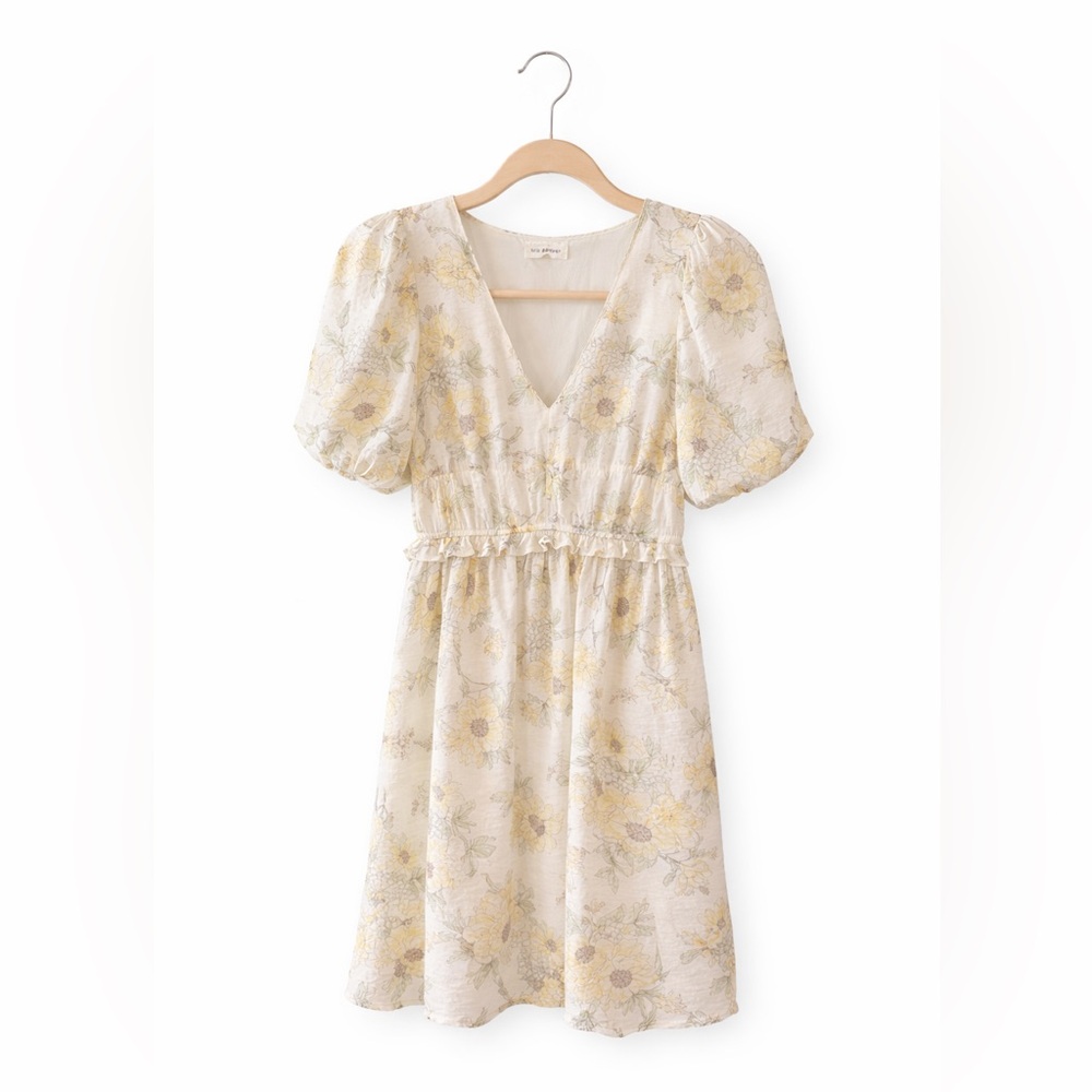 Blu Pepper “By The River” Floral Mini Dress | Size Small | Like New